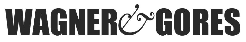 A black and white image of the word r & c